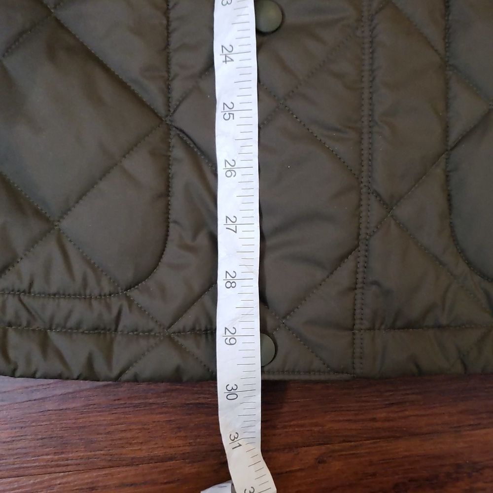 Patagonia Men's Military Green Quilted Coat Size Small New - Picture 5 of 6